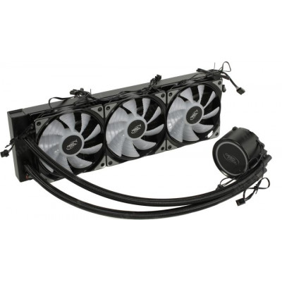 Deepcool DP-H12CF-GL360-ARGB GAMMAXX L360 A-RGB (4пин, 1155/1366/2011/2066/AM4-FM2, 30дБ, 500-1800об/мин, Al)