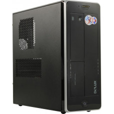 Minitower DELUX ML113 Black/Silver MicroATX 450W (24+4пин)