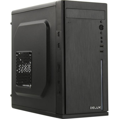 Minitower DELUX G504 Black MicroATX без БП