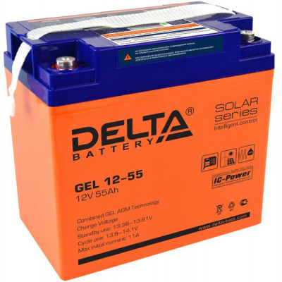 Аккумулятор Delta GEL 12-55