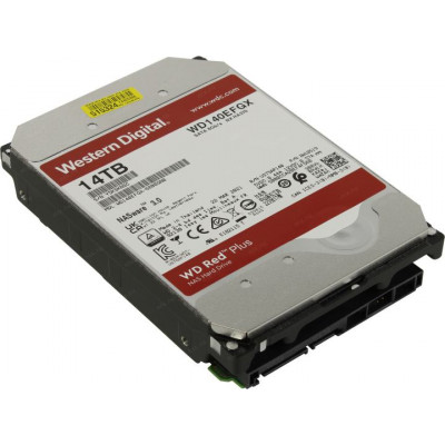 HDD 14 Tb SATA 6Gb/s Western Digital Red PlusWD140EFGX 3.5