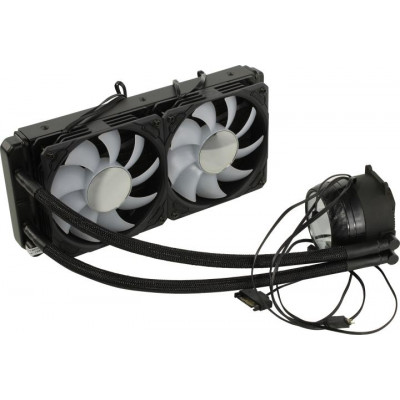 Aerocool Mirage L240 вод.охл.(4пин,775/1155/1200/2011/2066/AM4-FM2,26.8дБ, 600-2000об/м,Cu+Al)