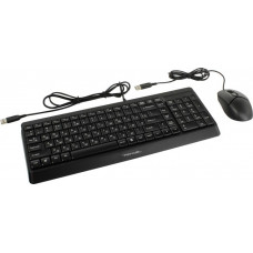 Клавиатура A4Tech Fstyler F1512 Black (Кл-ра, USB,+Мышь,3кн, Roll, USB)