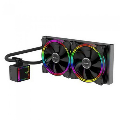 H280 ALSEYE H280 TDP 200W (при T воздуха 45 С)Universal Platfrom PWM Single 5colors+ LED 140mm*2