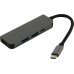 KS-is KS-505 Кабель-адаптер USB-C - HDMI(F)+2xUSB3.0+USB-C