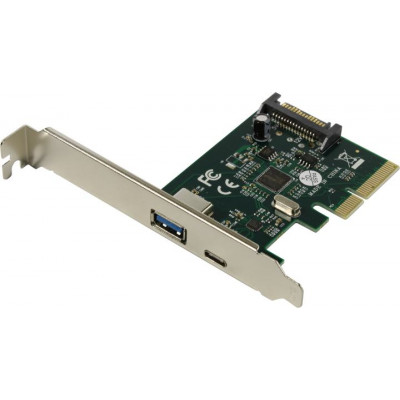 Orient AM-31U2PE-AC (RTL) PCI-Ex4, USB3.1-C 1port-ext, USB3.0 1port-ext