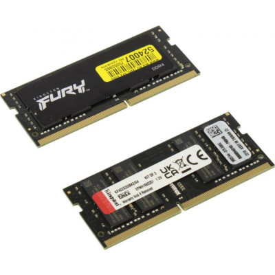 Kingston Fury Impact KF432S20IBK2/64 DDR4 SODIMM 64Gb KIT 2*32G PC4-25600 CL20 (for NoteBook)