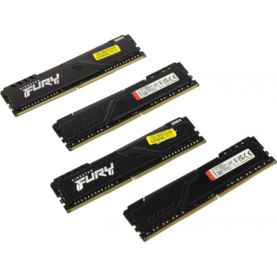 Kingston KF426C16BBK4/16 Kingston 16GB 2666MHz DDR4 CL16 DIMM (Kit of 4) FURY Beast Black