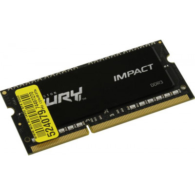 Kingston Fury Impact KF316LS9IB/8 DDR3L SODIMM 8Gb PC3L-12800 CL9 (for NoteBook)