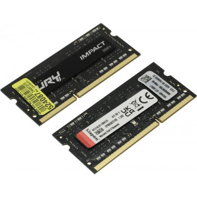 Kingston Fury Impact KF318LS11IBK2/8 DDR3L SODIMM 8Gb KIT 2*4Gb PC3L-15000 CL11 (for NoteBook)