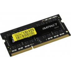 Kingston Fury Impact KF316LS9IB/4 DDR3L SODIMM 4Gb PC3L-12800 CL9 (for NoteBook)