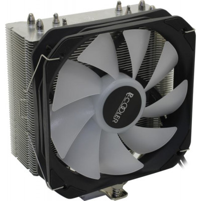 PCCooler GI-Paladin 400 ARGB (4пин, 775/1155/AM4-FM2, 28.6дБ, 800-1600 об/мин, Al+тепл.трубки)