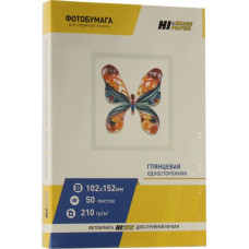 Hi-Image Paper HI-G210-102x152-50 (A6, 10x15см, 50 листов, 210 г/м2) бумага глянцевая односторонняя