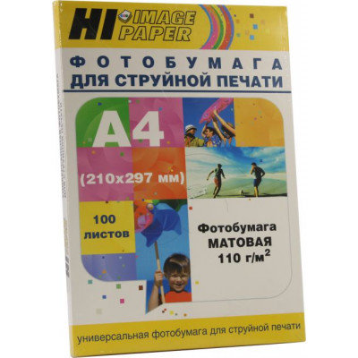 Hi-Image Paper MC110-A4-100 (A4, 210x297мм, 100 листов, 110 г/м2) бумага матовая