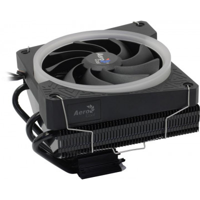 Aerocool Cylon 3H ARGB PWM 4P (4пин, 775/1155/1200/AM4-FM1, 13.3-24.3дБ, 600-1800об/мин, Al+тепл.трубки)