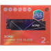 AGAMMIXS70B-2T-CS ADATA M.2 2280 2TB XPG GAMMIX S70 BLADE Client SSD PCIe Gen4x4 with NVMe,3D TLC, Heatsink, RTL