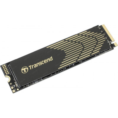 TS1TMTE240S Твердотельный диск 1TB Transcend MTE240S, 3D TLC NAND, M.2 2280, NVME Gen4x4, Графеновый Радиатор