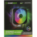 GameMax Sigma 540 ARGB (4пин, 1155/2011/2066/AM3/AM4, 28.6дБ, 800-1600об/мин, Al+тепл.трубки)