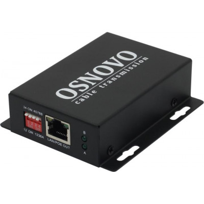 OSNOVO E-PoE/1A PoE удлинитель (10/100 Mbps, 250м, 30W)