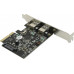 STLab U-1780 (RTL) PCI-Ex4, USB3.1, 2 port-ext