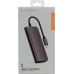 Satechi ST-TCMAM Кабель-адаптер USB-C - HDMI(F)+3xUSB+USB-C+GbLAN+CR