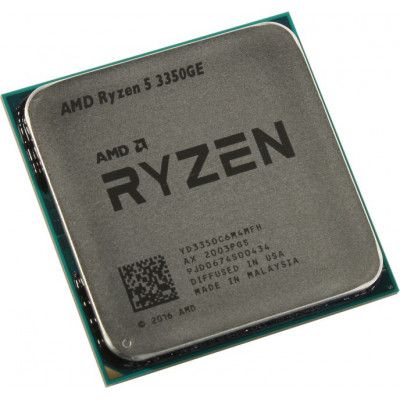 CPU AMD Ryzen 5 PRO 3350GE   (YD3350C)   3.3 GHz/4core/SVGA RADEON RX Vega/2+4Mb/35W Socket AM4