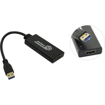 KS-is KS-522 Кабель-адаптер USB3.0 - HDMI (F)