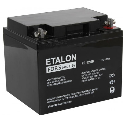 Аккумулятор ETALON FS 1240 (12V, 40Ah) для слаботочных систем