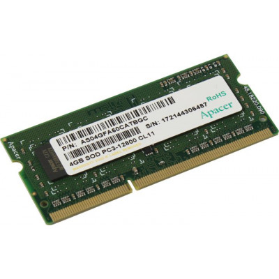 Модуль памяти для ноутбука SODIMM 4GB PC12800 DDR3 SO DS.04G2K.KAM APACER