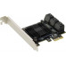 Orient AJ1062S6 (RTL) PCI-Ex1, SATA 6Gb/s, 6port-int