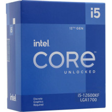 CPU Intel Core i5-12600KF BOX (без кулера) 3.6 GHz/6PC+4EC/9.5+20Mb/150W/16 GT/s LGA1700