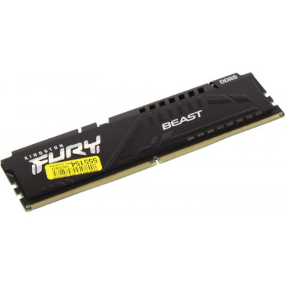 KF548C38BB/16 Kingston DRAM 16GB 4800MHz DDR5 CL38 DIMM FURY Beast Black EAN: 740617324389