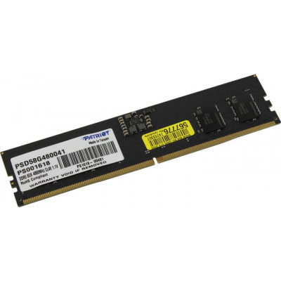 Patriot Signature Line PSD58G480041 DDR5 DIMM 8Gb PC4-38400 CL40