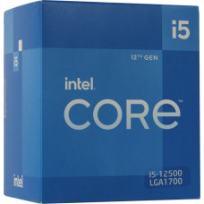 CPU Intel Core i5-12500 BOX 3.0 GHz/6PC/SVGA UHD Graphics 770/7.5+18Mb/117W/16 GT/s LGA1700