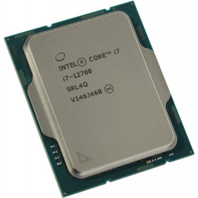 CPU Intel Core i7-12700   2.1 GHz/8PC+4EC/SVGA UHD Graphics770/12+25Mb/180W/16 GT/s LGA1700