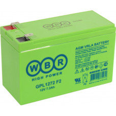 Аккумулятор WBR GPL1272 F2 (12V, 7.2Ah) для UPS