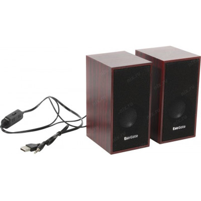 Колонки ExeGate Tango 314 (2x3W, дерево, питание от USB) EX287059RUS