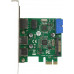 ExeGate EXE-362 (OEM) PCI-Ex1, USB3.0, 2 port-ext, 1 port-int, GbLAN EX290278RUS