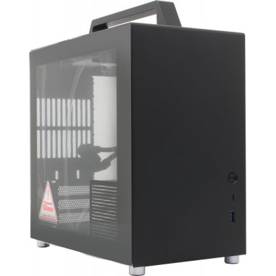 Minitower JONSBO T8 PLUS Black ITX без БП