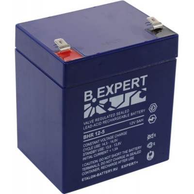 Аккумулятор B.Expert BHR 12-5 (12V, 5Ah) для UPS