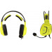 Наушники с микрофоном Bloody G575 Punk Yellow (USB, шнур 2м, с регулятором громкости)