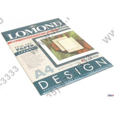 LOMOND 0920041 (A4, 10 листов, 200 г/м2, ткань) бумага глянцевая односторонняя
