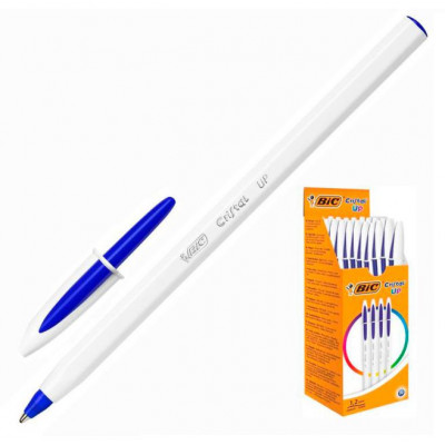 Bic Cristal UP 949879 Шариковая ручка, синяя (цена за 1шт, в уп-ке 20шт)