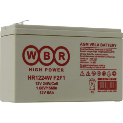 Аккумулятор WBR HR1224W F2F1 (12V, 6Ah)