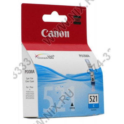 Чернильница Canon CLI-521C Cyan для PIXMA IP3600/4600, MP540/620/630/980