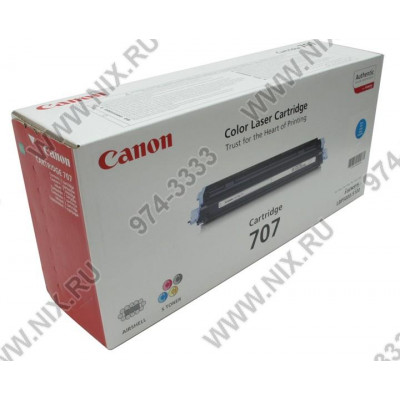 Картридж Canon 707 Cyan для LBP-5000