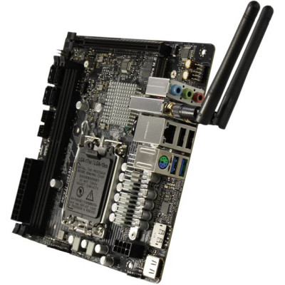 Материнская плата Asrock H610M-ITX/AC Soc-1700 Intel H610 2xDDR4 mini-ITX AC`97 8ch(7.1) GbLAN RAID+VGA+HDMI+DP