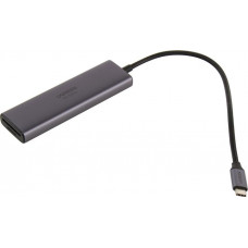 UGREEN 60384 3xUSB3.0+PD+HDMI+SD/microSD Card Reader, подкл. USB-C