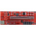 PCE164P-N10 V014-PRO Red Адаптер PCI-Ex1 M -- PCI-Ex16 F (питание Molex, 2х6pin)