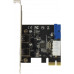 [NEW] KS-is KS-576 Контроллер PCIe USB 3.0 x 2 + 1